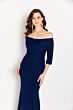 Cameron Blake CB145 Ruched Side Off The Shoulder Dress