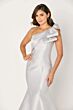 Cameron Blake CB776 One-Shoulder Asymmetric Neck Dress