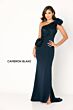 Cameron Blake CB784 Asymmetric Neck Side Slit Dress