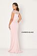 Cameron Blake CB786 Cap Sleeve Pleated Bodice Dress