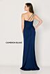 Cameron Blake CB787 One-Shoulder Drape Bodice Dress