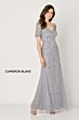 Cameron Blake CB793 Square Back Short Sleeve Dress