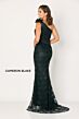 Cameron Blake CB796 One-Shoulder Pleated Bodice Dress