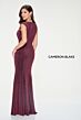 Cameron Blake CB201 Scoop Neck Beaded Waist Dress