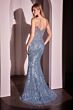 LaDivine CD847 Illusion Corset Bodice Dress