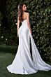 LaDivine CDS441 Plunging Notched Neck Dress