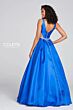Colette CL12131 Button Back Beaded Waist Dress