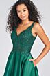 Colette CL12271 Lace Bodice Cutout Back Dress