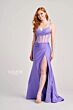 Colette CL5104 Jeweled Waist Sheer Bodice Dress