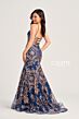 Colette CL5105 Lace-Up Back Glitter Dress