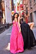 Colette CL5114 Rosette Skirt Sheer Bodice Dress