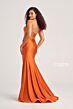 Colette CL5135 Embellished Back Faux Wrap Dress