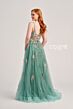 Colette CL5143 Lace Appliques Illusion Bodice Dress