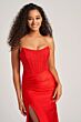 Colette CL5158 Lace Corset Strapless Dress
