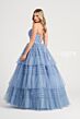 Colette CL5163 Layered Skirt Lace Bodice Dress