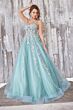 Colette CL5165 Corset Bodice Metallic Lace Dress