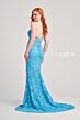 Colette CL5238 Floral Sequin Strapless Dress