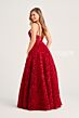 Colette CL5251 Rosette Skirt Strappy Back Dress