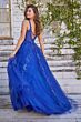 Colette CL5261 Plunging Neckline Glitter Dress