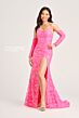 Colette CL5264 Scoop Neck Floral Sequin Dress