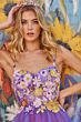 Colette CL5270 Floral Bodice Sheer Back Dress