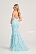 Colette CL5275 Halter Neckline Beaded Lace Dress