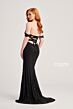 Colette CL5276 Lace-Up Back High Slit Dress