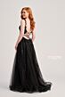 Colette CL5287 Sheer Bodice Lace-Up Dress