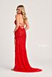 Colette CL5292 Shark-Bite Slit One Shoulder Dress
