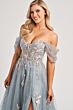 Colette CL8150 Detachable Sleeves Floral Corset Dress