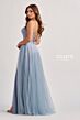 Colette CL8190 A-Line Applique Bodice Beaded Strap Dress
