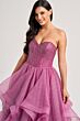 Colette CL8200 Flounce Skirt Strapless Sweetheart Neckline Dress