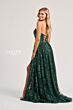 Colette CL8260 Floral Glitter Strapless Sweetheart Neck Dress