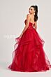Colette CL8290 Embroidered Top Flounce Skirt Dress