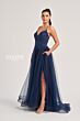 Colette CL8320 High Slit Embroidered Top Lace-Up Dress