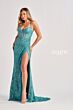 Colette CL8405 Tie Back Beaded Lace Corset Dress
