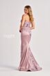Colette CL8410 Floral Appliques Strapless Sweetheart Neck Dress