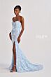 Colette CL8440 Strapless Sweetheart Neckline Embroidered Dress