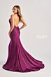 Colette CL8455 Floral Beaded Halter Top Backless Dress