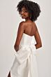 Colette CL8470 Bow Back High Slit Strapless Dress