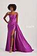 Colette CL8480 Illusion Cutouts Side Tail Dress