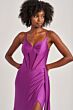 Colette CL8480 Illusion Cutouts Side Tail Dress