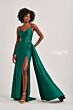 Colette CL8480 Illusion Cutouts Side Tail Dress