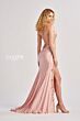 Colette CL8535 Strappy Back Embellished Slit Dress