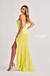 Colette CL8610 High Slit Strapless Sequin Dress