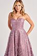 Colette CL8625 Strapless Sweetheart Neckline Glitter Dress