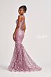 Colette CL8630 Sheer Corset Lace-Up Glitter Dress