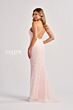 Colette CL8655 Criss Cross Back Embellished Glitter Dress
