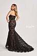 Colette CL8670 Beaded Lace Strapless Dress