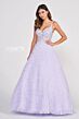 Colette CL2000 Floral Skirt Sheer Bodice Dress